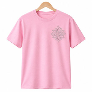 High Quality Custom Made Rhinestone Logo <b>T</b>-<b>Shirt</b> <b>Trendy</b> Style Casual Wear 100% Cotton Eco-Friendly Breathable Men's Clothing - Product Image 1