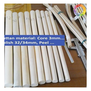 แกนหวายฟอกและดิบจาก100% แกนหวายขัดเงาสำหรับทำเฟอร์นิเจอร์จากเวียดนาม - Product Image 5