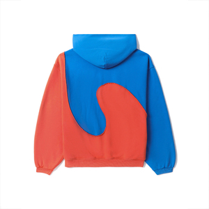 Parche de contraste de bloque de <span class=keywords><strong>Color</strong></span> personalizado de fábrica trabajo Sudadera con capucha de peso pesado de algodón polar de alta calidad 600 Gsm 2026 - Product Image 6