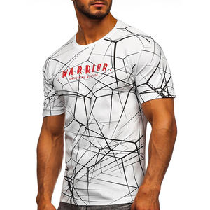 2025 nouveau t-shirt pour hommes de haute qualité par sublimation décontracté surdimensionné t-shirt blanc personnalisé t-shirt pour hommes - Product Image 4