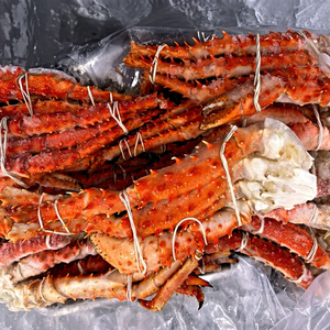 Patas de Cangrejo Rey Congeladas IQF, Garras Rojas Puntiagudas, 2.5 kg, Origen Estadounidense, para Restaurantes y Servicios de Catering - Product Image 1