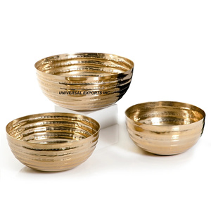 ชามใส่ช็อคโกแลตทำด้วยมือทำจากทองและเงินชามใส่ช็อคโกแลตทรงกลมสำหรับตกแต่ง - Product Image 4