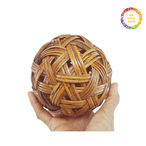 ลูกเถาหวายสานด้วยมือลวดลายตกแต่งสวยงาม - Product Image 3