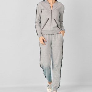 Survêtement unisexe tendance, léger et respirant, grandes tailles, qualité supérieure, motif uni décontracté pour l'hiver, logo personnalisé 100% - Product Image 1