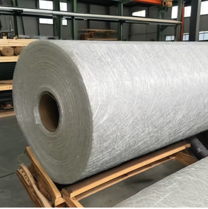 Reinforced Fiberglass <b>Mat</b> E-Glass Fiberglass Chopped Strand <b>Mat</b> <b>Roll</b> 100 225 300 450 Fiberglass <b>Mat</b> - Product Image 2