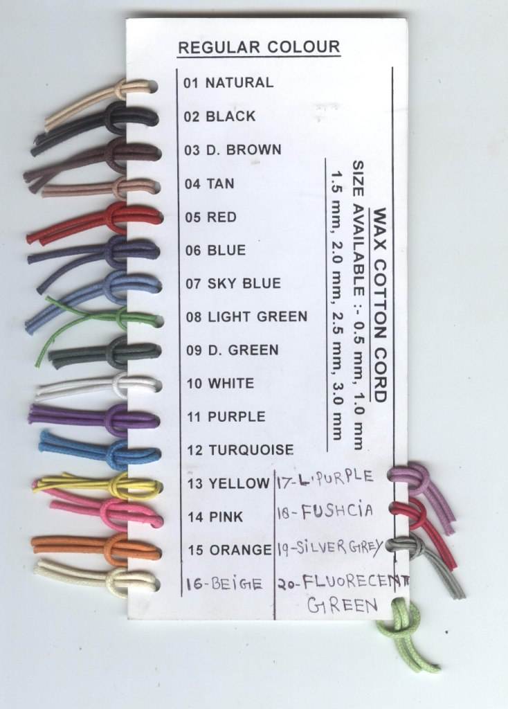 As per our shade card