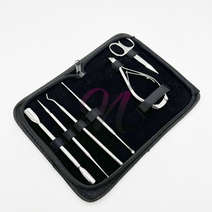 Outils de manucure pour le soin des ongles Poussoirs à cuticules avec outils d'art des ongles Poussoirs à ongles en acier inoxydable massif Silver Colo originaux - Product Image 3