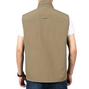 Chaleco de Lona Resistente para Hombre, Chaqueta Ligera y Transpirable para Otoño, Impermeable y Ecológica para Deportes al Aire Libre, Senderismo y Camping - Product Image 6