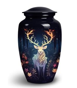 Urnas metálicas de nuevo diseño de alta calidad para cenizas humanas adultas Fabricante Exportador de India Suministros funerarios Urnas de cremación - Product Image 4