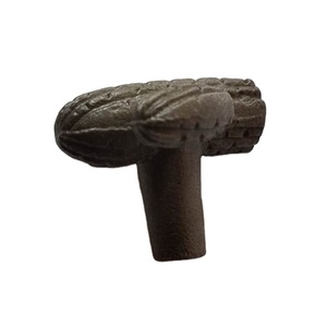 Cactus Arbre Rustique Solide Fonte Meubles Antique Noir Armoire Cuisine Porte Tiroir zinc Fer Acier alliage poignées et boutons - Product Image 2