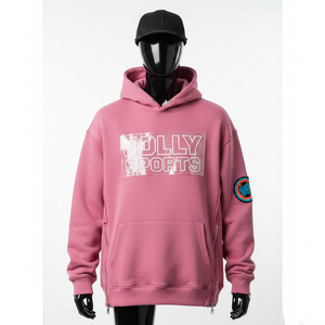 Sweat à capuche pour homme de qualité supérieure 350GSM en polaire doux vert avec panneaux cargo sur les manches, broderie, logo personnalisé, sweat à capuche basique - Product Image 1