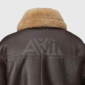 Chaqueta de Cuero Genuino para Hombre a Bajo Precio, Talla Grande, Casual, Ecológica, Transpirable, con Cuello Alto, Logotipo Frontal, Invierno, Hecha en Pakistán - Product Image 5