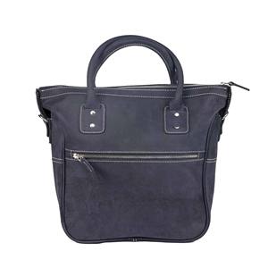 Haute qualité en cuir véritable hommes sac de bureau bleu voyage sac à main élégant ordinateur portable OEM Messenger sac usage quotidien Logo personnalisé - Product Image 2