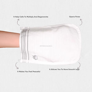 Turkish Bath Kese Pochette d'exfoliation pour le visage et le corps Pochette exfoliante pour les peaux sensibles Brosses de bain Éponges et épurateurs Kese - Product Image 5