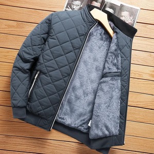 Nueva chaqueta Bomber de lona de cuero genuino ajustada para hombre Otoño Invierno patrón sólido impermeable ropa de moda informal - Product Image 4
