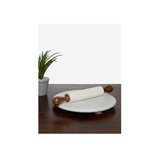 Rouleau à pâtisserie en marbre à usage domestique et taille personnalisée prix bon marché et utilisation à la main au meilleur prix - Product Image 1