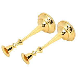 Fabricante de fábrica, candelabro moderno, candelabros decorativos para bodas, candelabros de Metal de lujo en Color dorado - Product Image 2