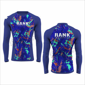 Hot Selling Custom Logo <b>Men</b> <b>Rash</b> <b>Guard</b> Latest Design <b>Men</b> <b>Rash</b> <b>Guard</b> Breathable <b>Men</b> <b>Rash</b> <b>Guard</b> - Product Image 4