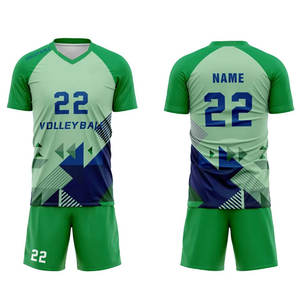 Latest Design Sublimation Volleyball Team Uniforms Activewear Jersey Sets Sublimation Printed Volleyball Uniform - Product Image 4