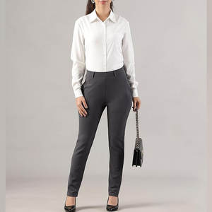 Services OEM, vêtements de rue pour femmes, pantalon slim pour femmes, pantalon décontracté de haute qualité, taille haute, couleur unie, pantalon pour femmes - Product Image 4