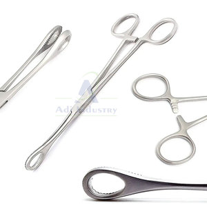 Pinces chirurgicales manuelles en acier inoxydable, durables, réutilisables, instruments chirurgicaux de haute qualité pour la chirurgie générale, fabriquées au Pakistan - Product Image 2