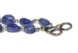 AAA Tanzanite Loose Gemstone Collier de perles fait à la main Décembre Birthstone Bijoux Cadeaux de Noël - Product Image 4