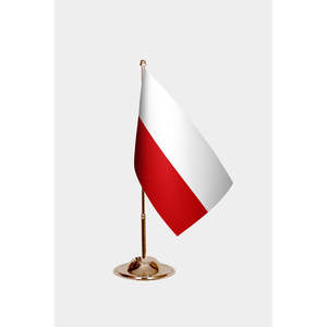 Drapeaux de table imprimés numériquement pour la Pologne - Product Image 2
