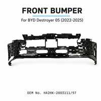 Pare-chocs avant OEM pour BYD Destroyer 05 2022-2025, plastique noir, pièce de rechange pour carrosserie automobile