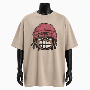 Camiseta Oversize de Algodón para Hombre, Estilo Urbano, Diseño Minimalista, Hombro Caído, Venta al por Mayor OEM - Product Image 1