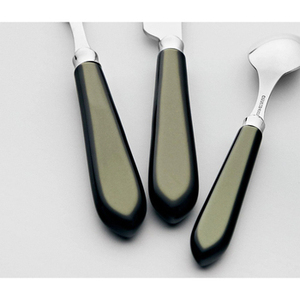 Service de couverts en acier miroir de qualité supérieure 5 pièces avec poignées en os rouge idéal pour les hôtels, les restaurants et les repas à la maison - Product Image 2