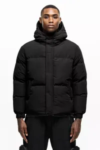 Men's Stylish Lightweight Puffer <b>Jacket</b> Waterproof Warm Insulated Winter Coat <b>Packable</b> and Durable for Outdoor Use - Product Image 5