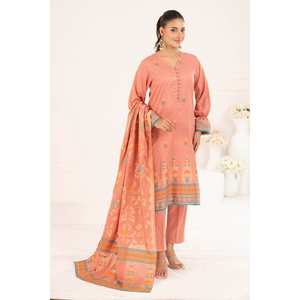 Conjunto de Traje Jacquard Naranja para Mujer, 3 Piezas, Diseño Sin Coser - Product Image 5