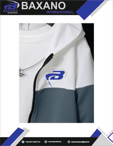 ชุดวอร์มผู้ชายสำหรับฤดูหนาว ระบายอากาศได้ดี สีสันตัดกัน ชุดฮู้ดซิปและกางเกงจ็อกเกอร์ลายอนิเมะ ชุดลำลองสำหรับเล่นกีฬาและออกกำลังกาย - Product Image 5