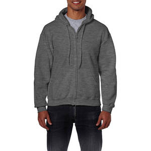 เสื้อฮู้ดดี้ผู้ชายผ้าฟลีซคอตตอน 100% คุณภาพพรีเมียม 300gsm ทรงปกติ มีกระเป๋า ซิป  โลโก้สั่งทำได้  สำหรับฤดูหนาว  บริการ OEM - Product Image 3