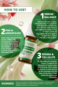 Aceite Esencial de Geranio Rosa 100% Puro (Pelargonium graveolens) Destilado al Vapor, Venta al por Mayor, Marca Privada, OEM para el Cuidado Equilibrante de la Piel - Product Image 6