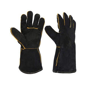 Guantes de soldadura de la mejor calidad en piel de cabra Guantes de protección de manos para soldadores Guantes de cuero - Product Image 1