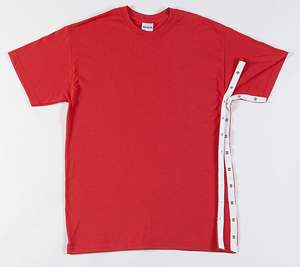 Camiseta de rehabilitación con cierre a presión de 65% algodón 35% poliéster hecha a medida después de exámenes médicos de hospital para batas de pacientes con camiseta - Product Image 1