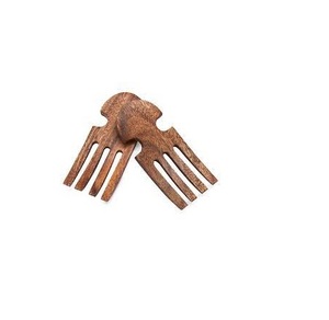 Cuillère à salade en bois main serveurs de salade faits à la main/couverts de vaisselle cuillère à mains de salade à vendre produit - Product Image 3