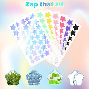 แผ่นแปะใบหน้ารูปดาวลายจุดหลากสีแผ่นแปะต้าน<span class=keywords><strong>สิว</strong></span>ไฮโดรคอลลอยด์สำหรับรักษาจุดด่างดำ - Product Image 4