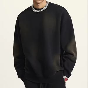 Sudaderas con Capucha para Hombre, OEM/ODM, Personalizadas, Gruesas, Vintage, de Alta Calidad, 100% Algodón, Cuello Redondo, Proceso de Lavado Ácido, Impex - Product Image 1