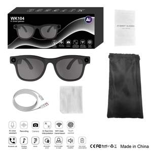 Gafas Inteligentes WK104 con IA, Cámara 1080P, Control por Voz, Control Táctil, con Micrófono y Altavoz, Hechas en China - Product Image 1