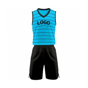 Nouveau maillot de basket-ball et short de basket-ball personnalisé en gros vêtements de sport de base uniforme de basket-ball pour hommes 100% Polyester - Product Image 2