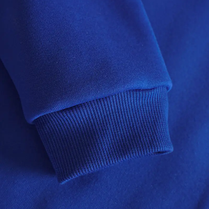 Sweat-shirt pull-over bleu orange lourd pour hommes, veste d'hiver mode italienne avec lettrage Milan pour sweats à capuche formels de tous les jours - Product Image 2