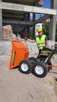 Brouette à benne basculante de haute qualité pour moteur de 5,5 CV, idéale pour l'agriculture, l'apiculture, la construction – Performance optimale