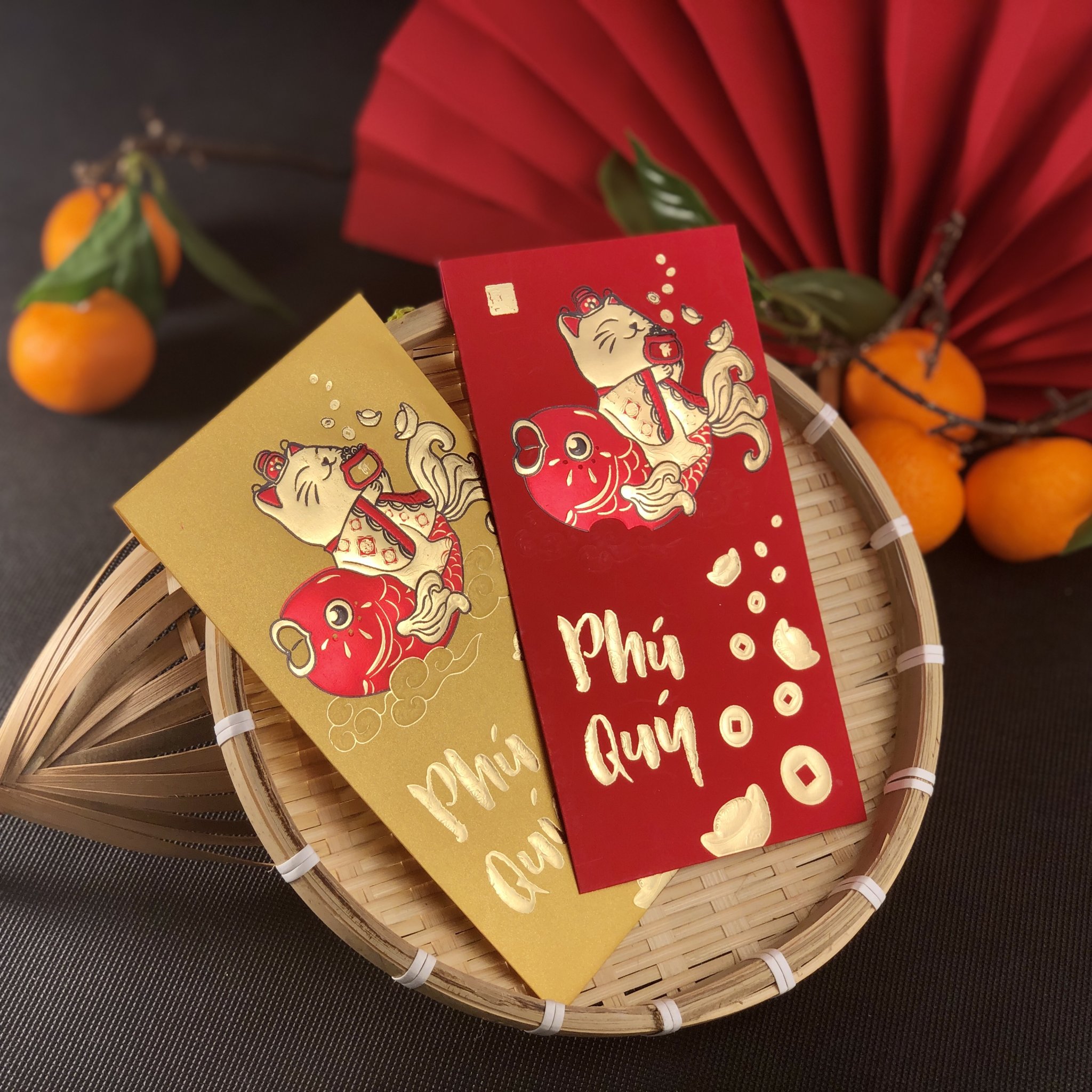 Tô màu Bao Lì Xì Đơn Giản - Trang Tô Màu Cho Bé