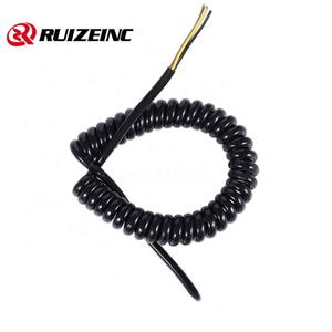 Tpuコイル高弾性スリングショットケーブル特大スプリングトレーラーワイヤー電源コード - Product Image 1