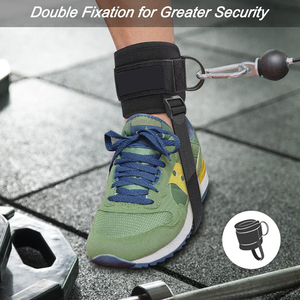 Fitness Neopreno Peso Entrenamiento Cable Tobillo Correa Ajustable Muslo Polea para Levantar Pesas o Ejercicio - Product Image 6