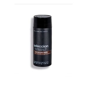 Polvo voluminizador de cabello marrón oscuro, producto de fibras de construcción de cabello - Product Image 1