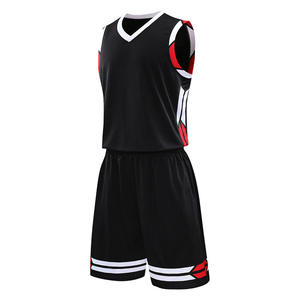 Basketball-Uniform-Trikot-Shorts-Set, atmungsaktiv, schnell trocknend, leicht, sportliche Sportbekleidung für das Training, Teamwettbewerb - Product Image 2