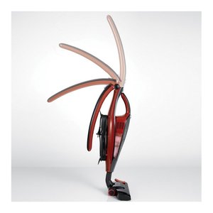 Escoba eléctrica con cable Evo 2 en 1, 600W, rojo y negro, contenedor de polvo de 800 ml sin bolsa, cepillo multifunción, cepillo para sofá, lanza - Product Image 3
